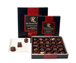 Assorted dark chocolates by The Chocolate Therapist