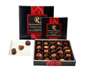Assorted milk and dark chocolates by The Chocolate Therapist