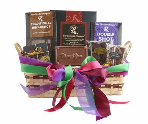 Thank you basket by The Chocolate Therapist