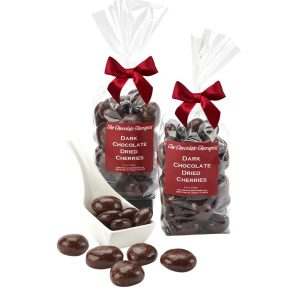Chocolate covered dried cherries by The Chocolate Therapist