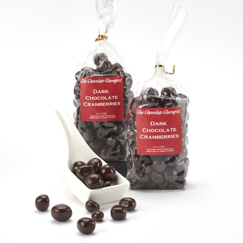 Dark ChocolateCovered Cranberries The Chocolate Therapist