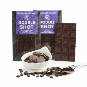 Dark chocolate with espresso bar by The Chocolate Therapist