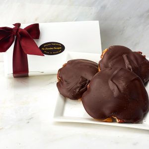 Dark chocolate pecan turtles by The Chocolate Therapist