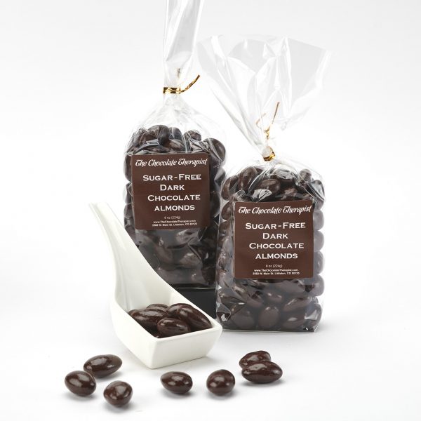 Sugar-Free Dark Chocolate Almonds