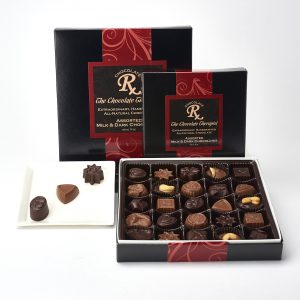 All-natural milk and dark assorted chocolates by The Chocolate Therapist