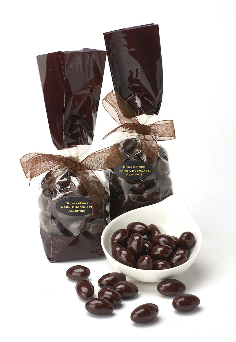 SugarFree Dark Chocolate Almonds The Chocolate Therapist
