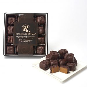 Dark chocolate caramels by The Chocolate Therapist