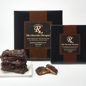 Dark chocolate toffee by The Chocolate Therapist