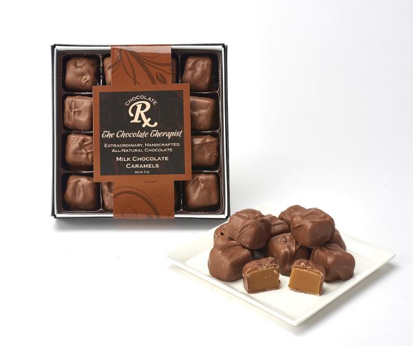 Milk chocolate caramels by The Chocolate Therapist
