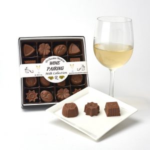 Milk chocolates for pairing with wine by The Chocolate Therapist