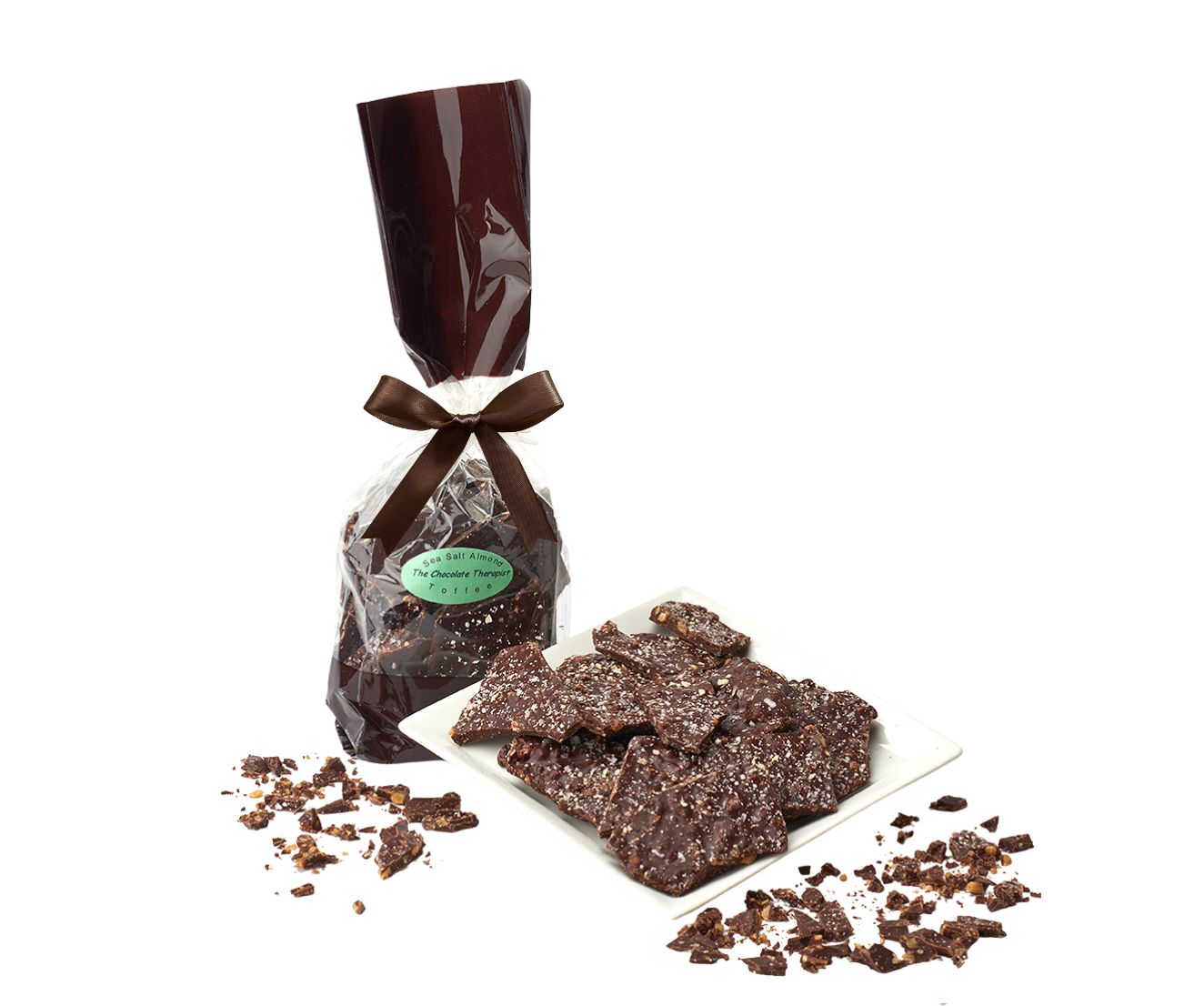 Sea Salt toffee bark by The Chocolate Therapist