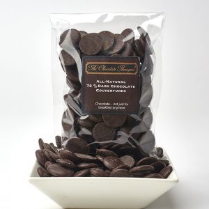 72% dark chocolate couvertures