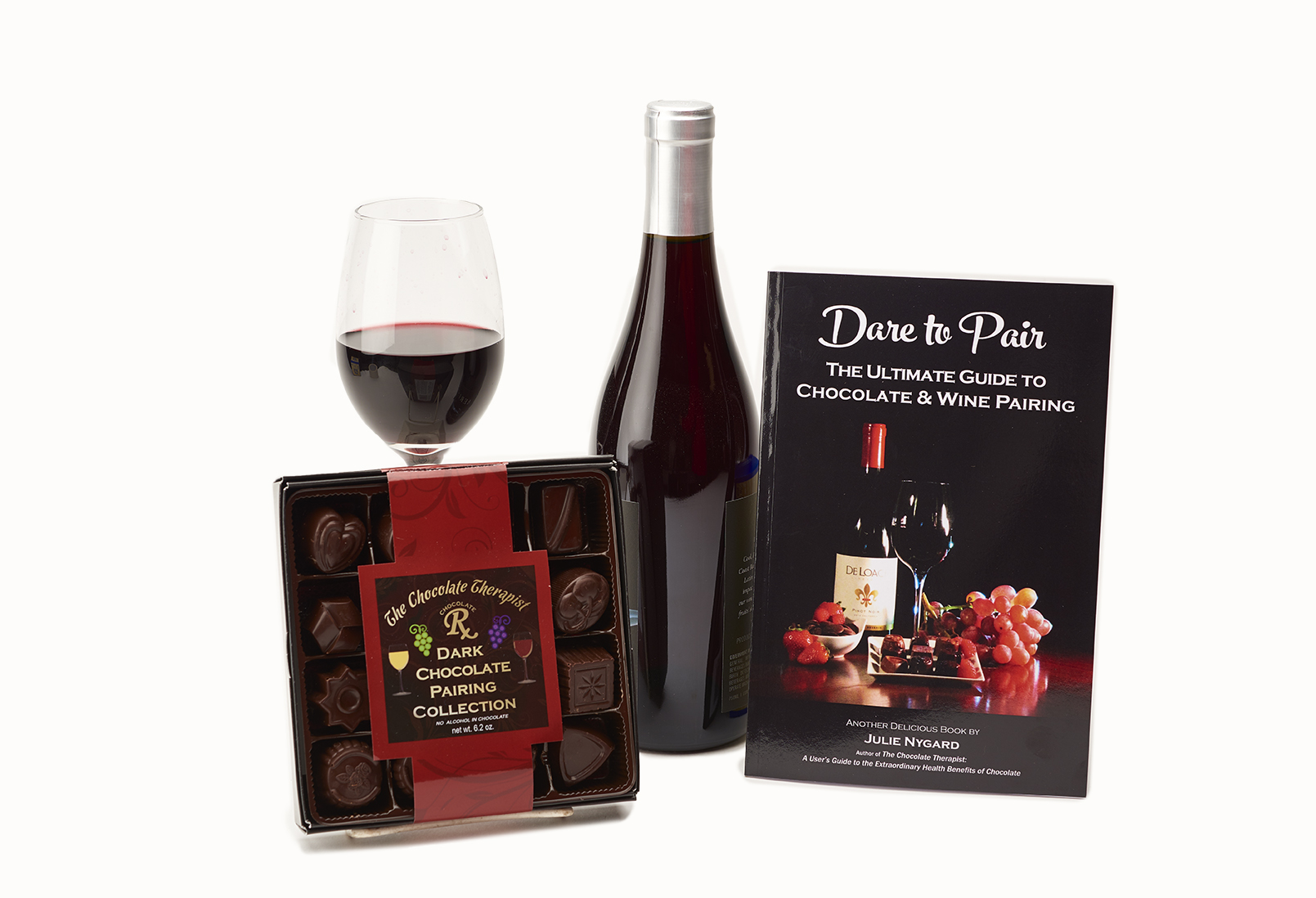 Chocolate and Wine Pairing Gift Set - The Chocolate Therapist