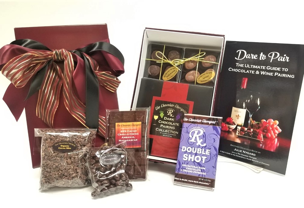 Chocolate and Wine Pairing for 2 Gift Set NEW!! The Chocolate Therapist
