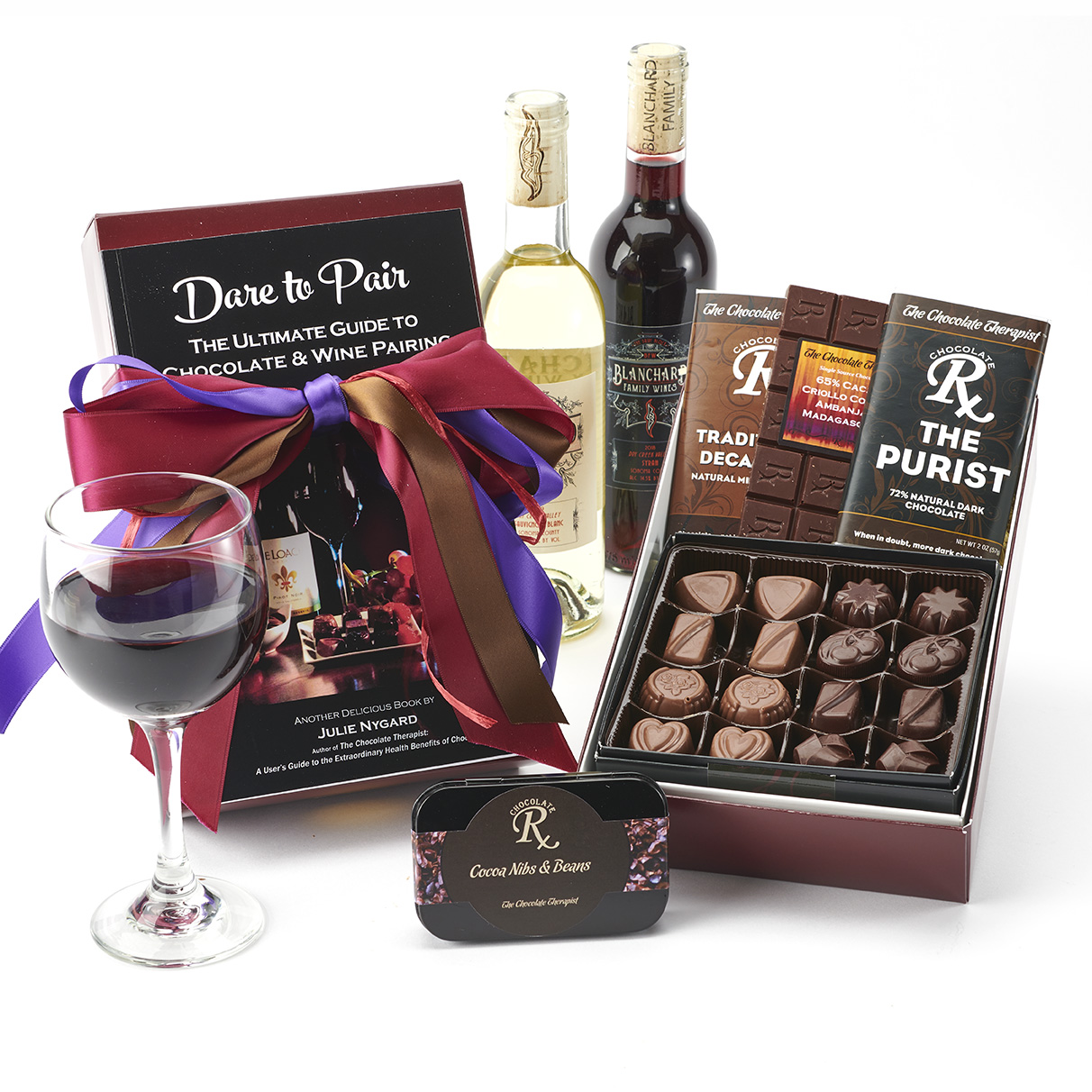 Clif Family Eat Chocolate, Drink Wine Gift Set