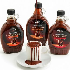 Avita sipping chocolate at The Chocolate Therapist